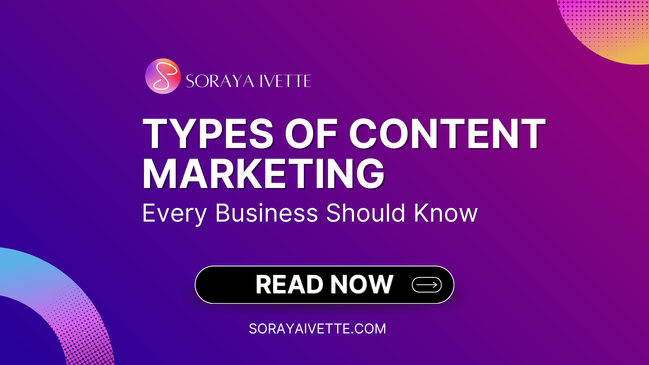 Types of Content Marketing
