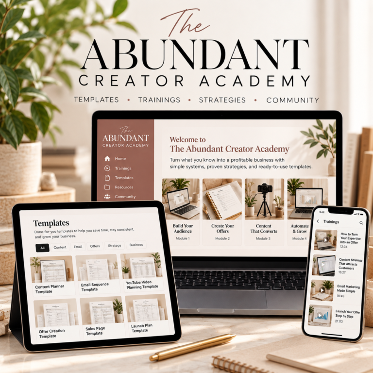 The Abundant Creator Academy