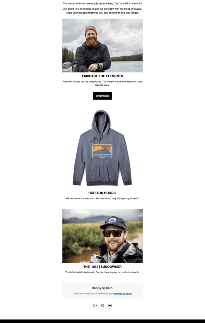 Ecommerce Email Template Design